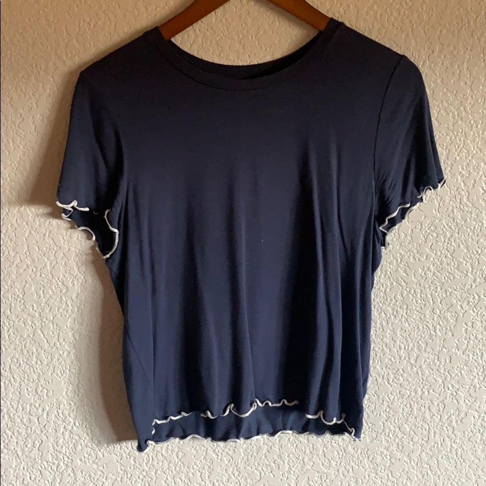 AE Soft and Sexy Ruffle Bottom Tee